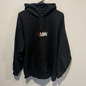 “HUMAN” hoodie. 🖤